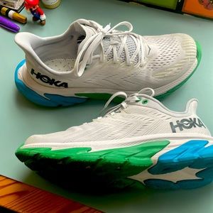 HOKA one one size 11, very little wear on sole.